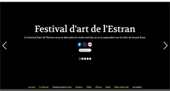Desktop Screenshot of festivaldelestran.com